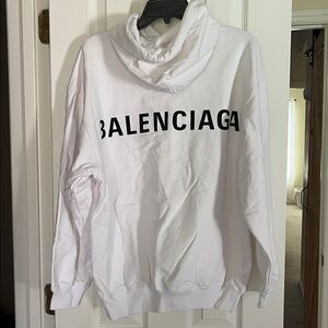 NWT Balenciaga Back Logo Hoodie